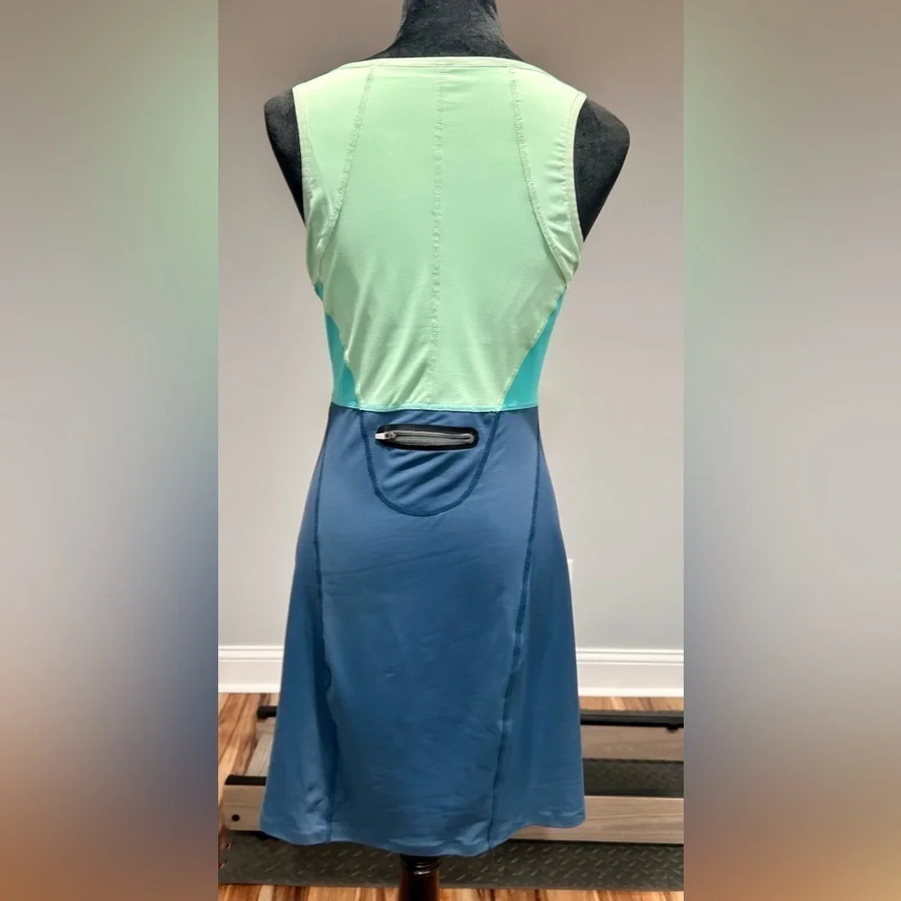 Title Nine Dress Blue Aqua Sleeveless Diamalete size S - Picture 4 of 8